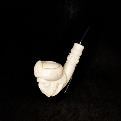 Türk Sultan Başı Lületaşı Pipo - 1070