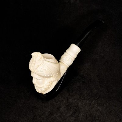 Türk Sultan Başı Lületaşı Pipo - 1060