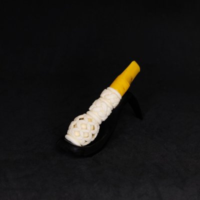 ILA-02 İşlemeli Lületaşı Ağızlık