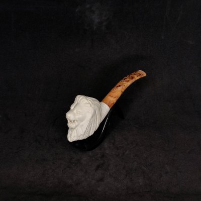 Aslan Figürlü Lületaşı Pipo - 1107