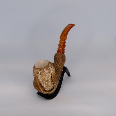 Pençe Figürlü Lületaşı Pipo - 748