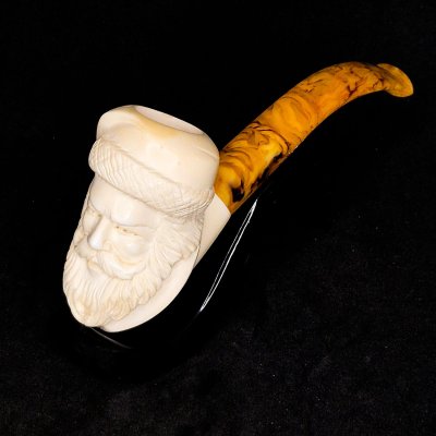 Santa Clause (Noel Baba) Figürlü Lületaşı Pipo - 1090