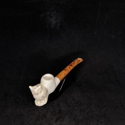 Baykuş Figürlü Lületaşı Pipo - 1115