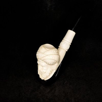 Türk Sultan Başı Lületaşı Pipo - 1068