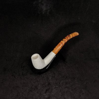 Bilard Düz Saplı Lületaşı Pipo - 1129
