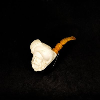 Türk Sultan Başı Lületaşı Pipo - 1083