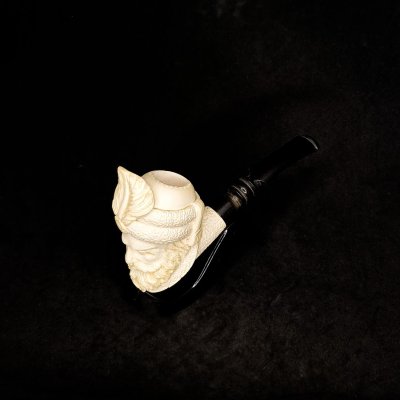 Türk Sultan Başı Lületaşı Pipo - 1080