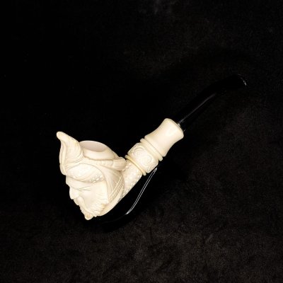 Türk Sultan Başı Lületaşı Pipo - 1062