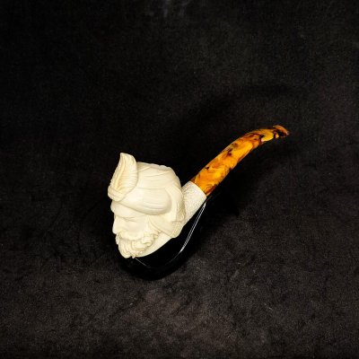 Türk Sultan Başı Lületaşı Pipo - 1088