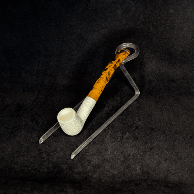 Bilard Az Kıvrık Saplı Lületaşı Pipo - 1012