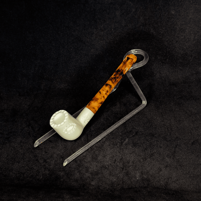 Bilard Düz Saplı Lületaşı Pipo - 1013