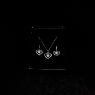 Lületaşı Kolye Küpe Set - KS7