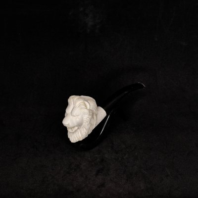 Aslan Figürlü Lületaşı Pipo - 1108