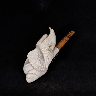 Kartal Figürlü Lületaşı Pipo - 1114