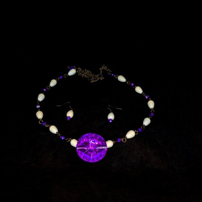 Lületaşı Kolye Küpe Set - KS33