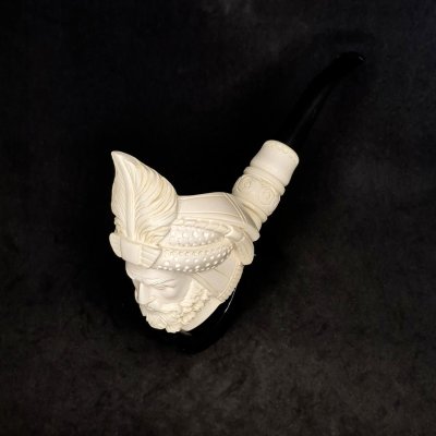 Türk Sultan Başı Lületaşı Pipo - 1027
