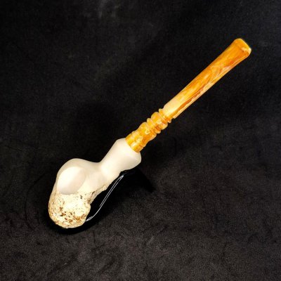 Naturel Desenli Lületaşı Pipo - 1042