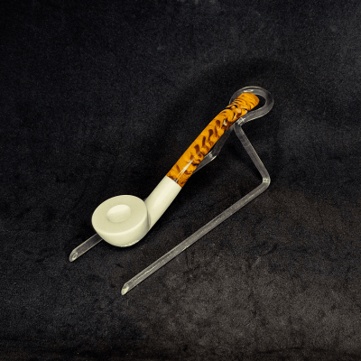 Dublin Az Kıvrık Saplı Lületaşı Pipo - 1003