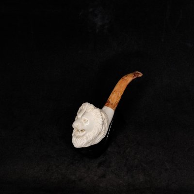 Aslan Figürlü Lületaşı Pipo - 1105