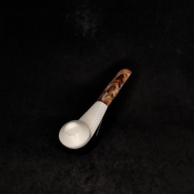 Basık Buldog Lületaşı Pipo - 1125