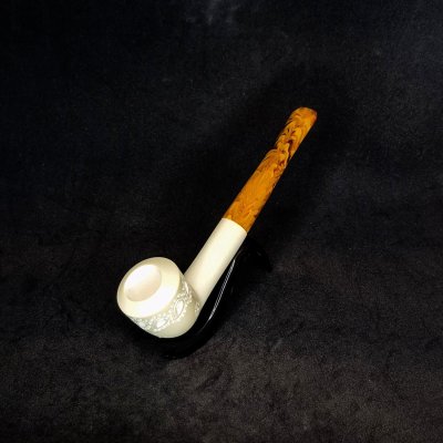 Dublin Düz Saplı Lületaşı Pipo - 1021